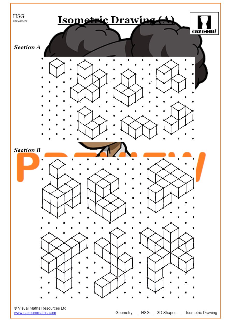 Free 3D Shapes Worksheets Cazoom Maths